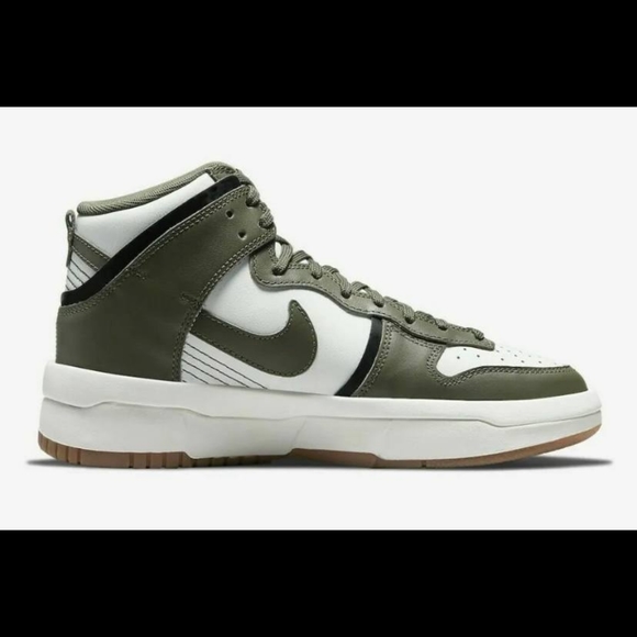 NIKE Dunk High Up ‘Cargo Khaki’ Women’s Size 7.5 DH3718-103 New Without Box - Picture 2 of 6